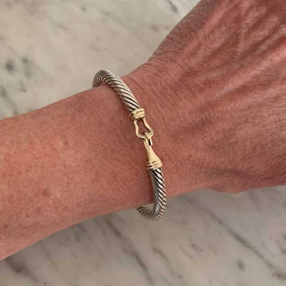 DAVID YURMAN 5mm Cable Classic Buckle Bracelet - Picture 4 of 6
